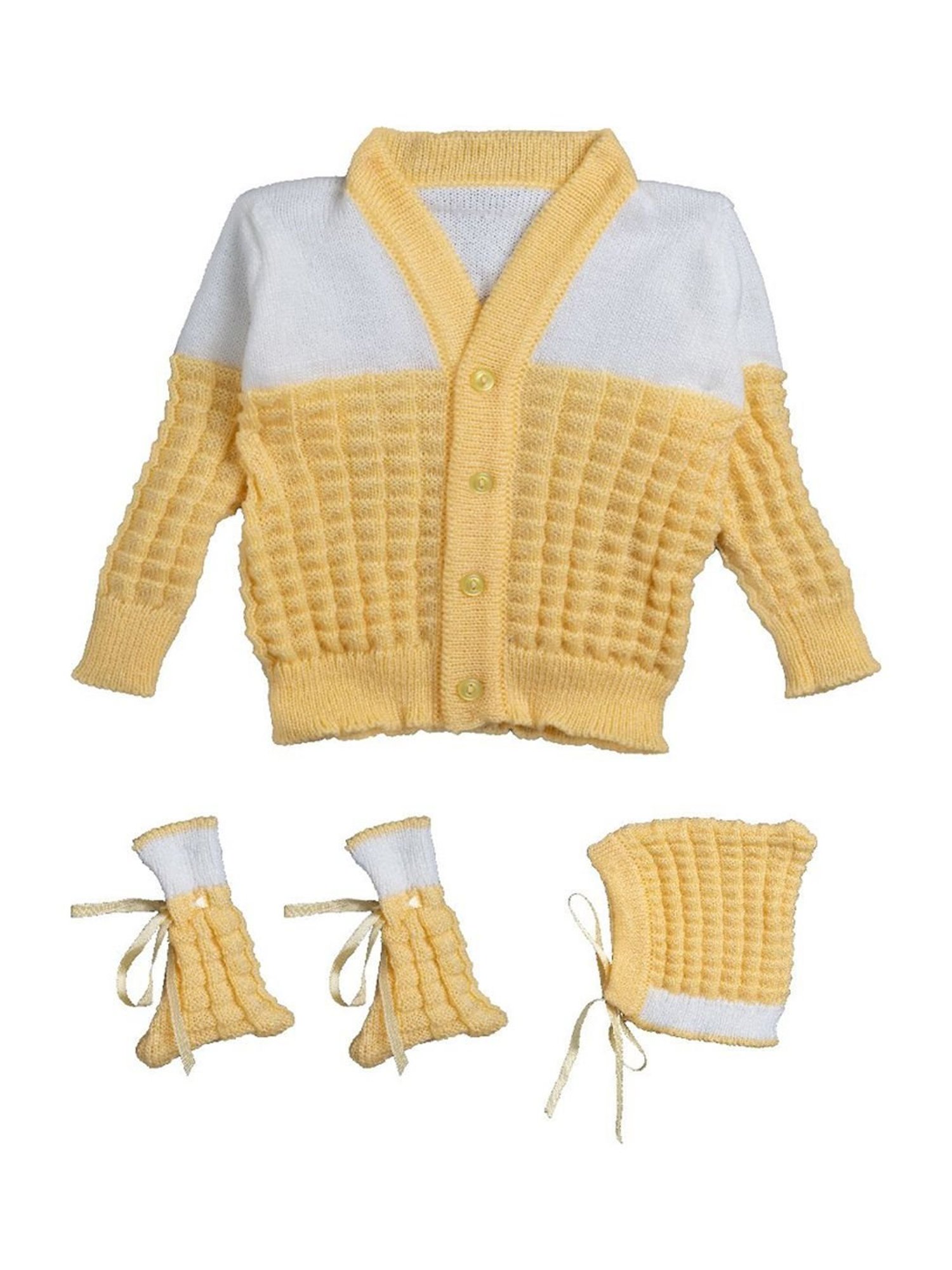 Pantaloons Baby Brown Cotton Printed Full Sleeves Sweater