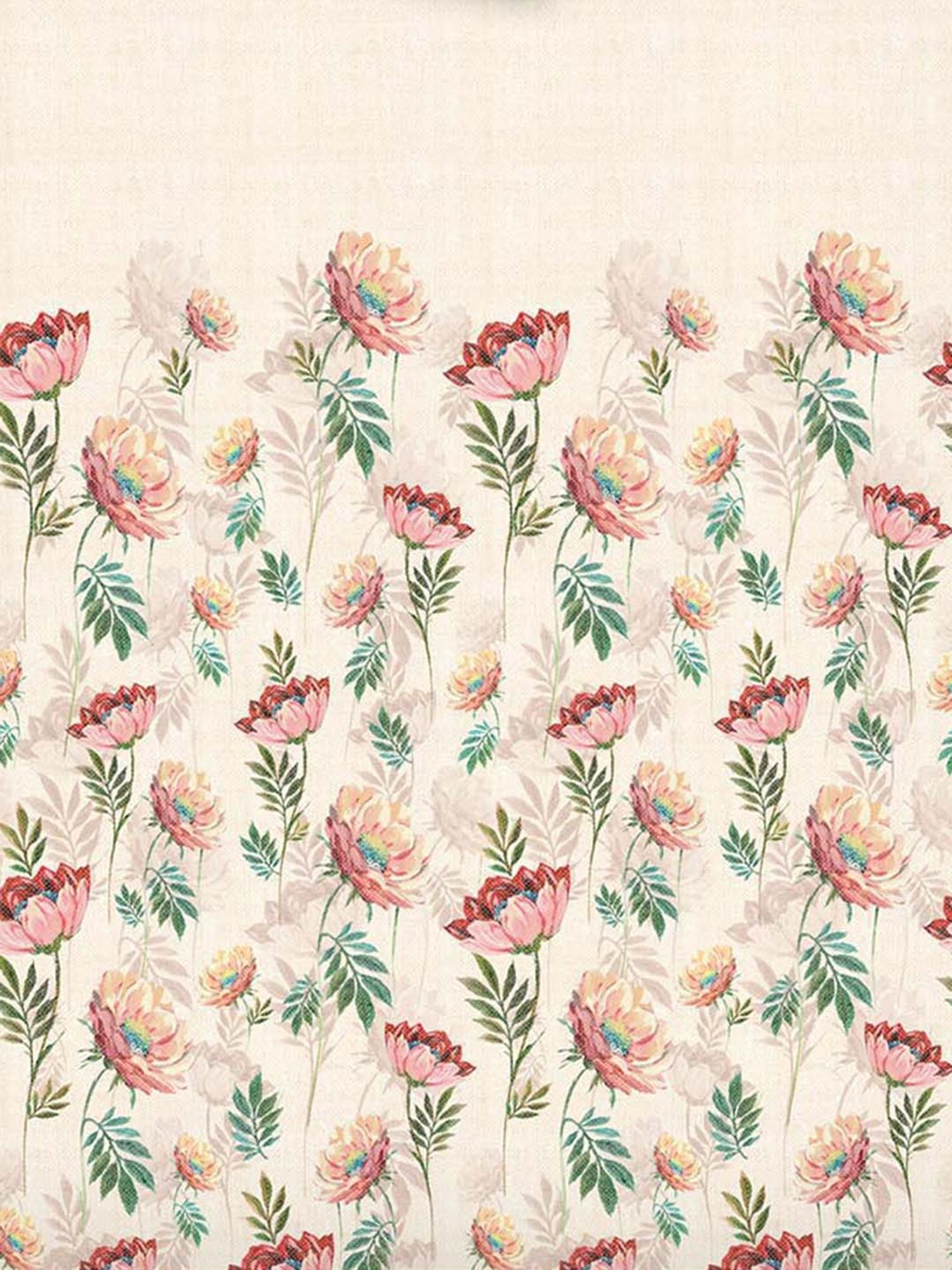 GM Beige & Orange 100% Cotton 144 TC Queen Bedsheet Set