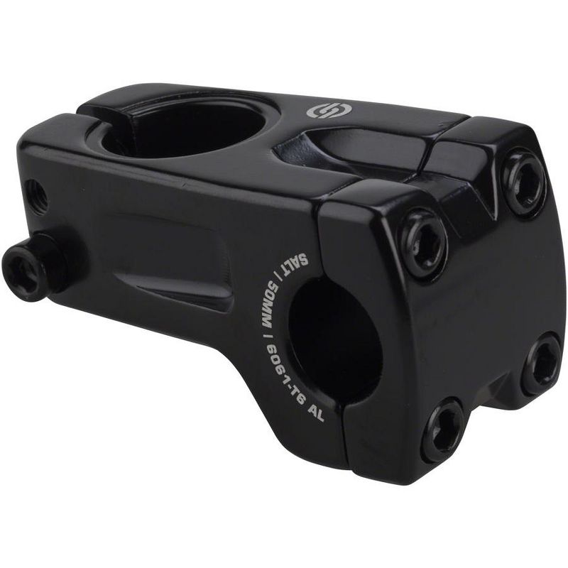 Salt Pro BMX Stem Black, 1-1/8" Steerer, 22.2mm Clamp, 50mm Reach, 7mm Rise