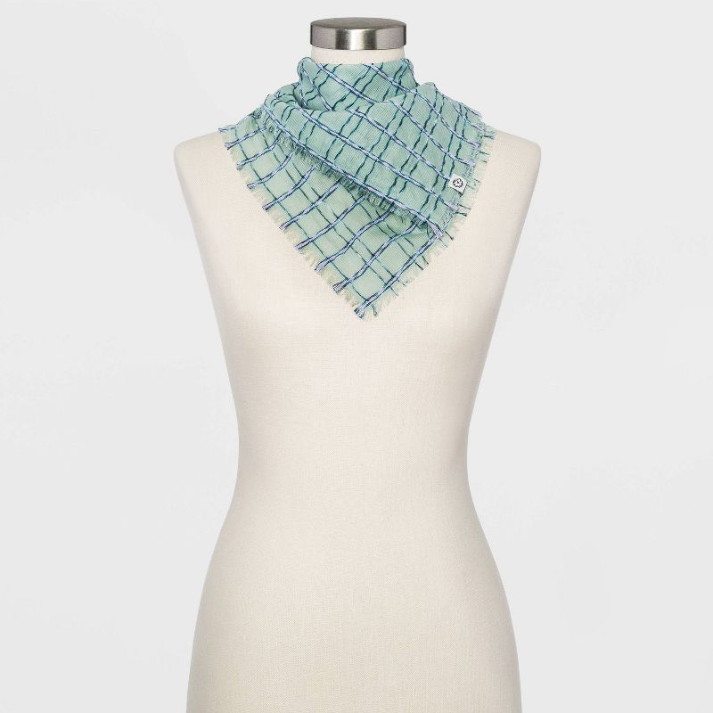Women's Jacquard Bandana - Universal Thread™ Green One Size