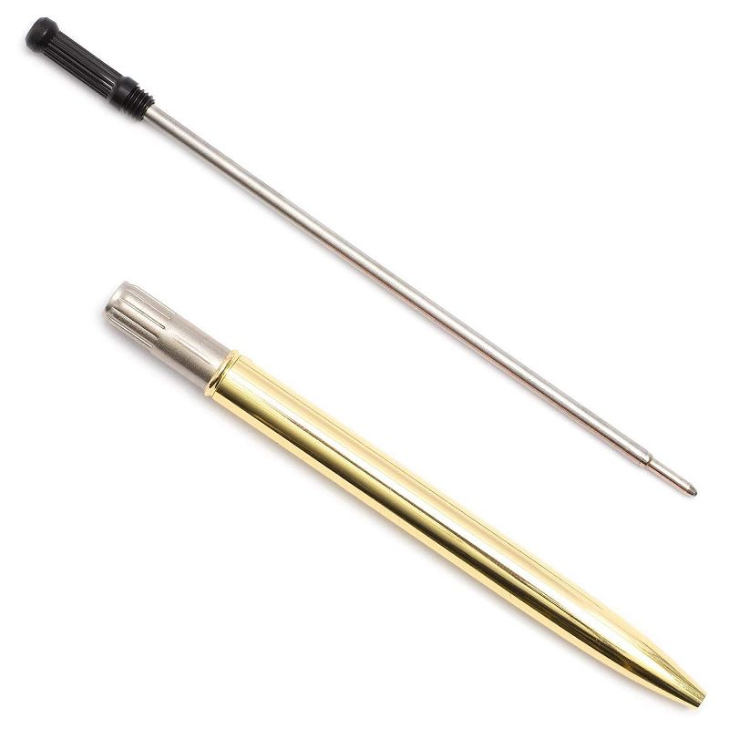 uni-ball Roller Ball Stick Pens, 0.5 mm Micro Tip, Blue, pk of 12