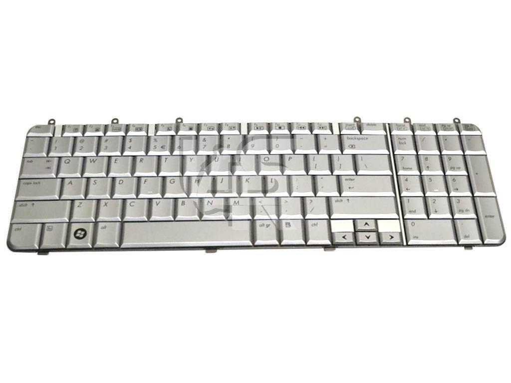 Loreso Compatible Laptop Keyboard Replacement For HP Pavilion DV7-1000 DV7-1100 DV7-1200 506120-001 506121-001 483275-001 LKB-HC27S - Silver/Small Enter key