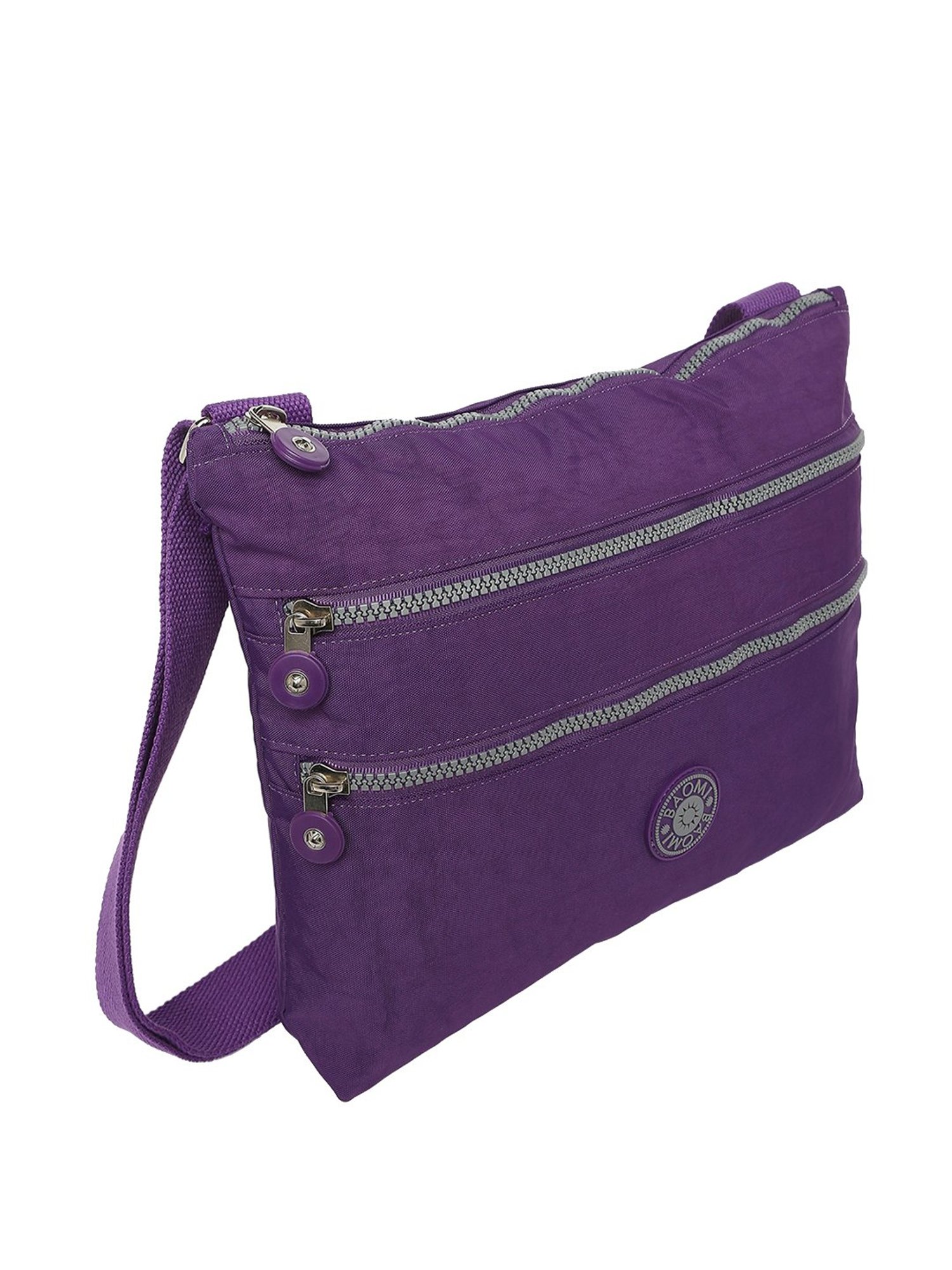 HiLEDER Brown Solid Medium Cross Body Bag