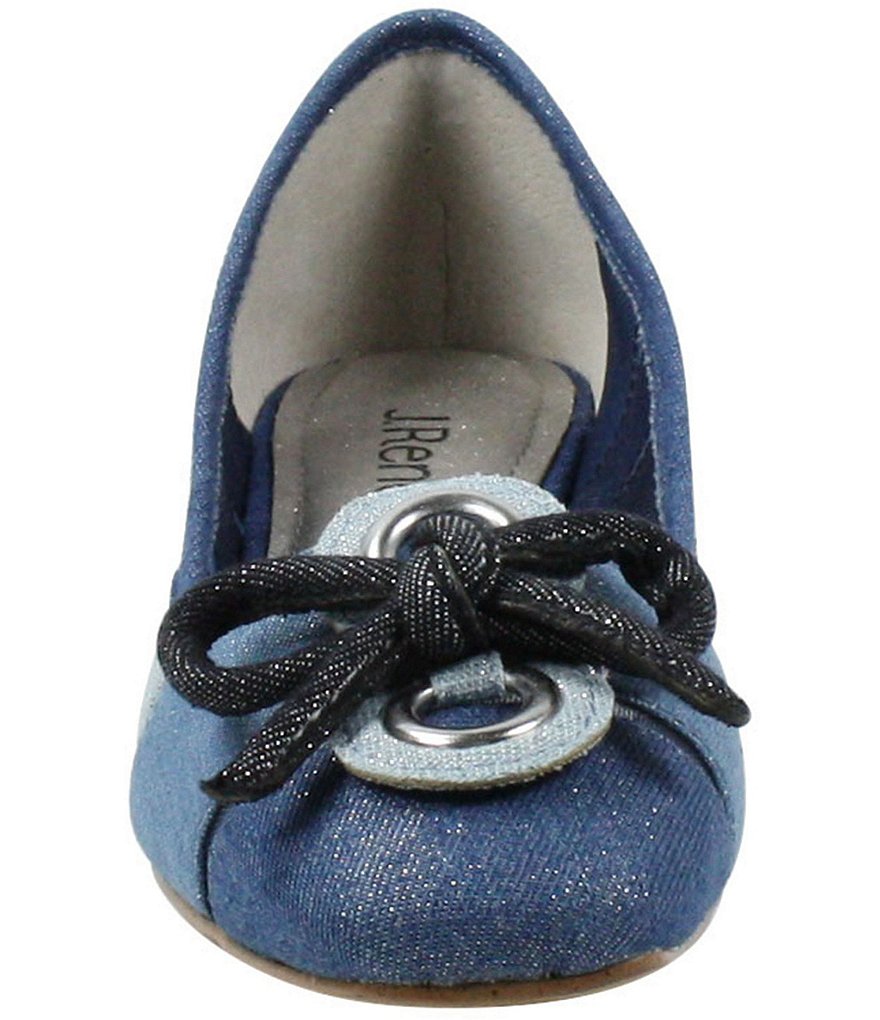 J. Renee Edie Denim Colorblock Flats