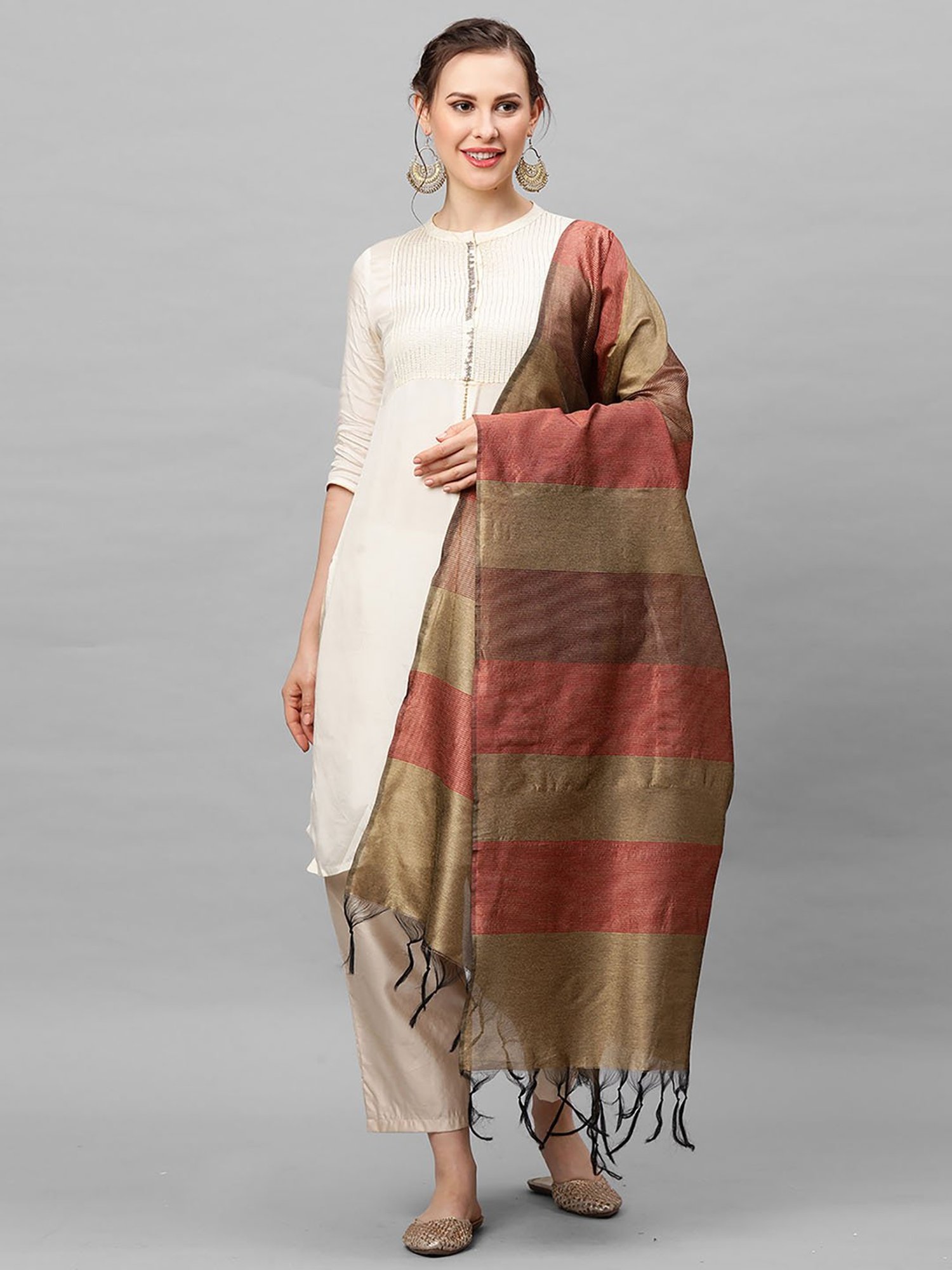 Indo Era Multicolor Dupatta