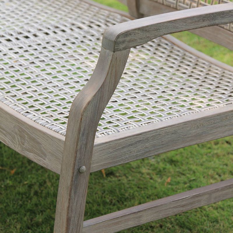 Teak Zuma Patio Sofa Gray - Cambridge Casual