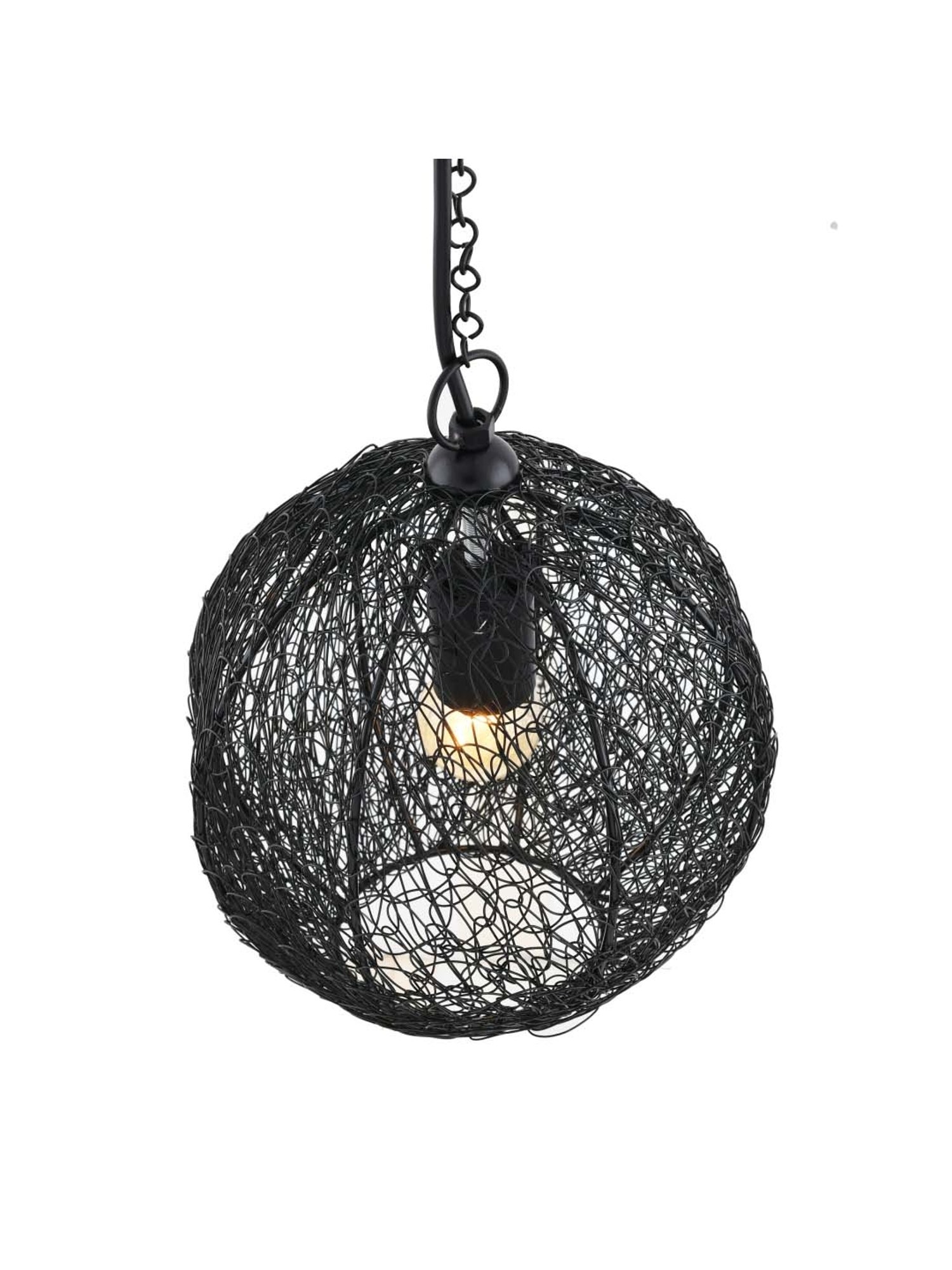 Homesake Classic Black Metal Pendant Light - Set of 1