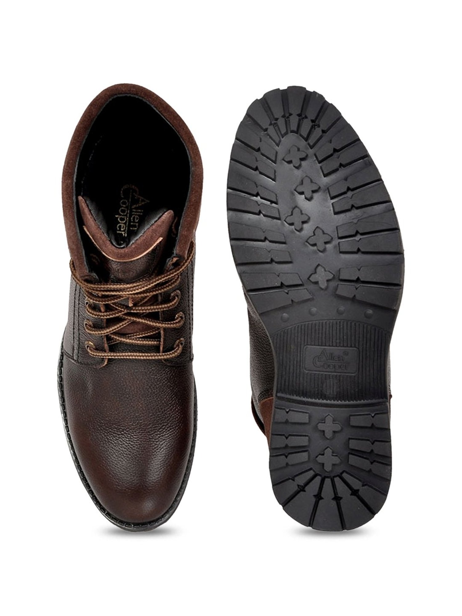 Allen cooper Men's Brown Casual Boots