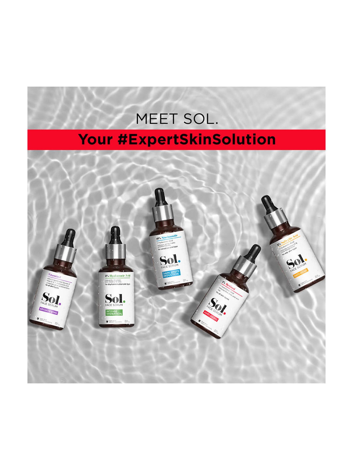 Sol. 1% Retinol Anti-Aging Face Serum - 20 ml