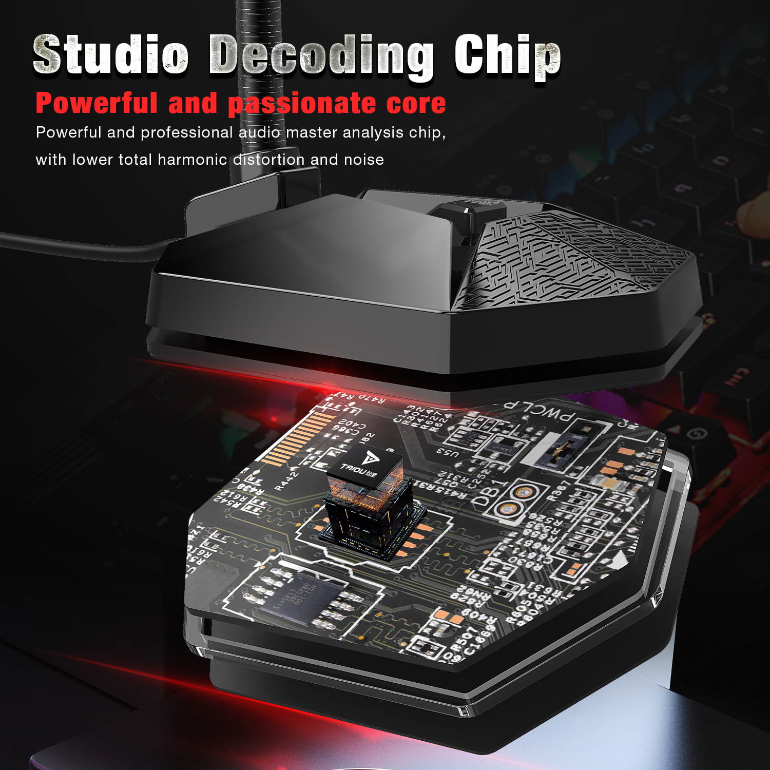 Computer microphone RGB light-emitting flexible USB microphone drive-free voice chat video conference microphone