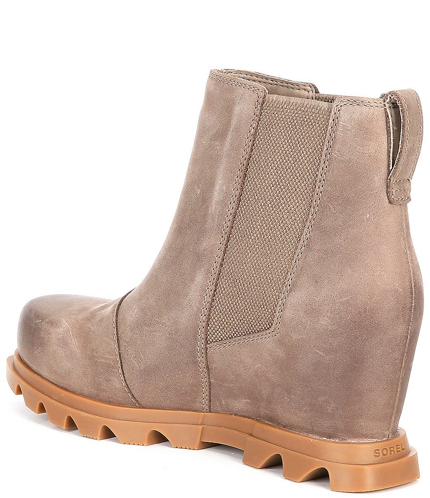 Sorel Joan of Arctic Wedge III Waterproof Leather Chelsea Booties