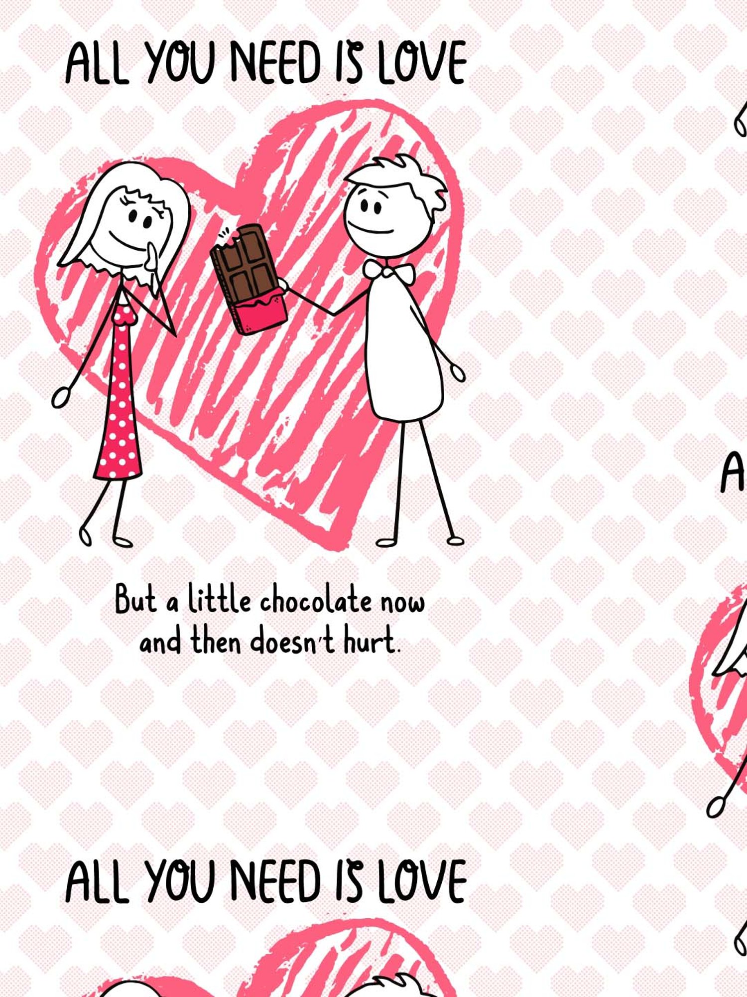 My Room Pink 210 TC Cotton Bed Sheet Set