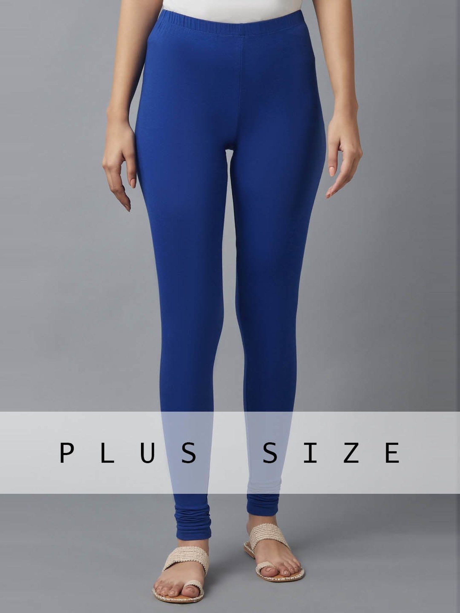 Elleven Blue Plain Churidar