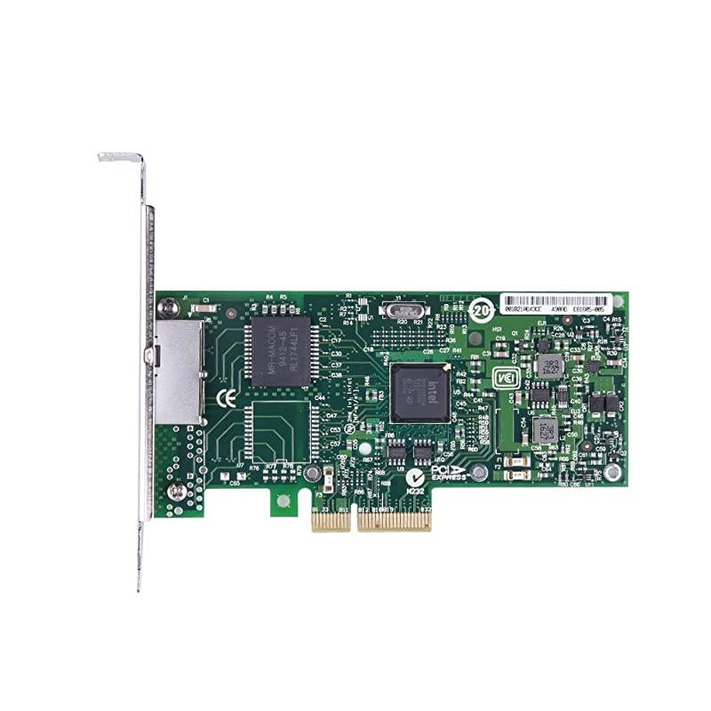 Gigabit Ethernet Server Adapter (NIC) for Intel 82580 Chip, Dual Copper RJ45 Ports, PCIE 2.0 X4, Compare to Intel I340-T2