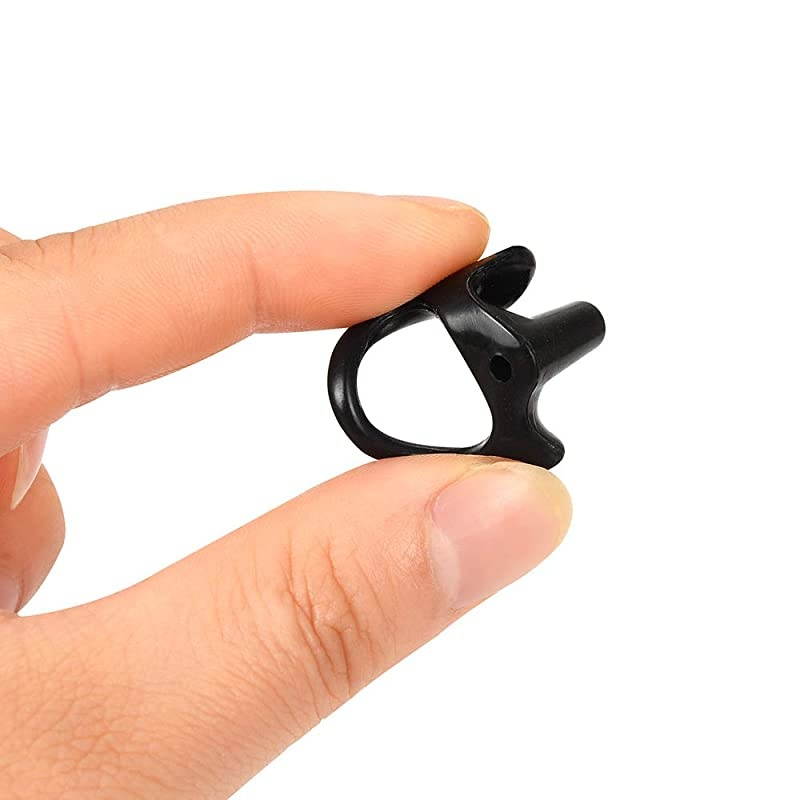 Replacement Silicon Earmold Earbud for Covert Air Acoustic Earpiece Compatible with Most TwoWay Radio Coil Tube Audio Kits Clear Large Pair of 2