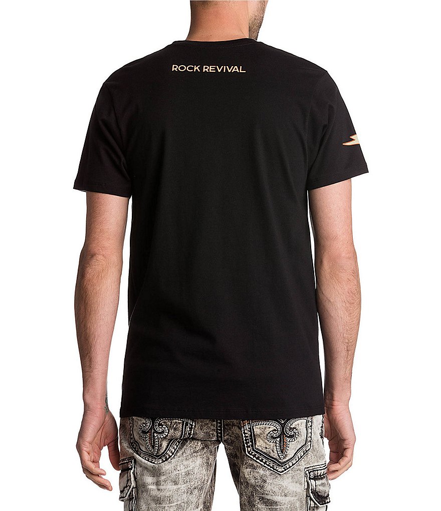 Rock Revival Short-Sleeve Fleur Bolt Graphic T-Shirt