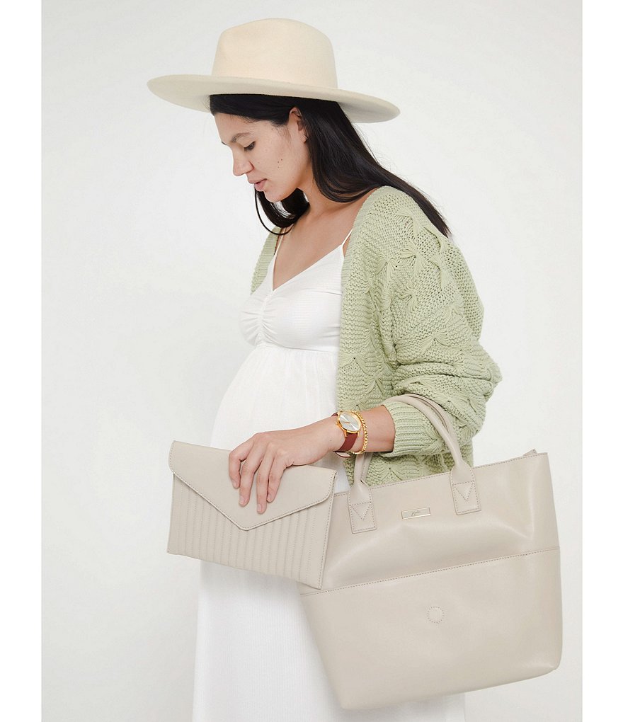 Ju-Ju-Be Eco Leather Zip Top Tote Bag