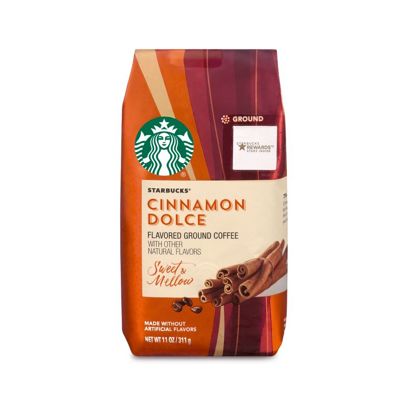 Starbucks Cinnamon Dolce Flavored Blonde Light Roast Ground Coffee - 11oz