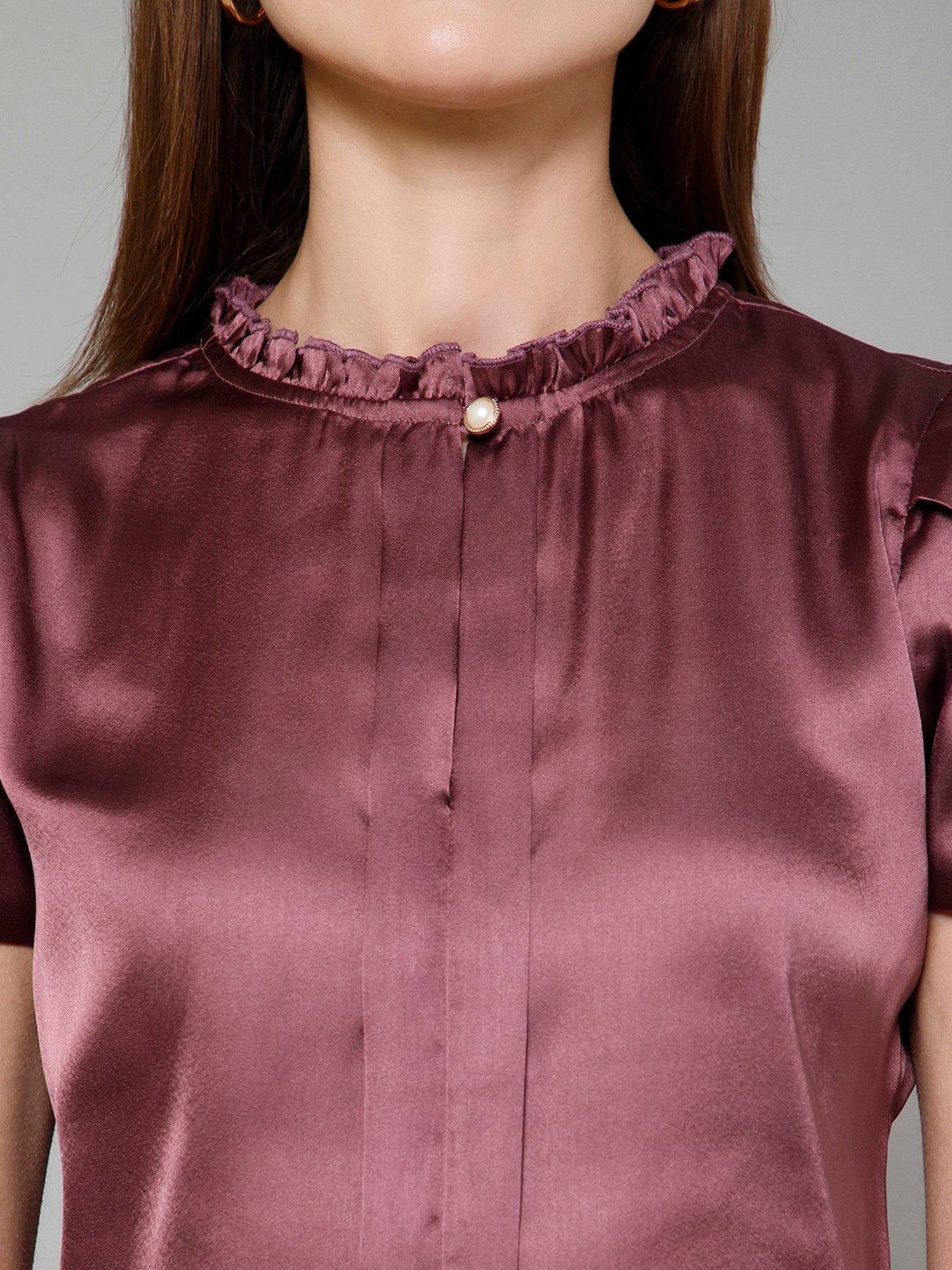 PURYS Wine Regular Fit Top