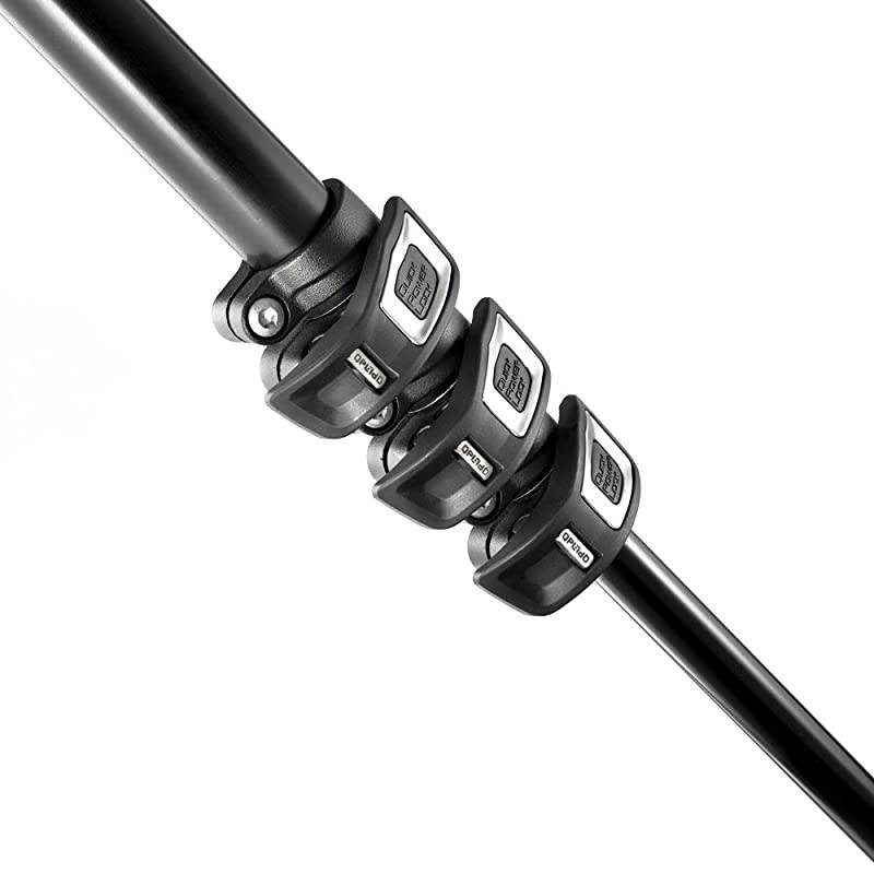 MT190XPRO4 Aluminum 4-Section Tripod ,Black