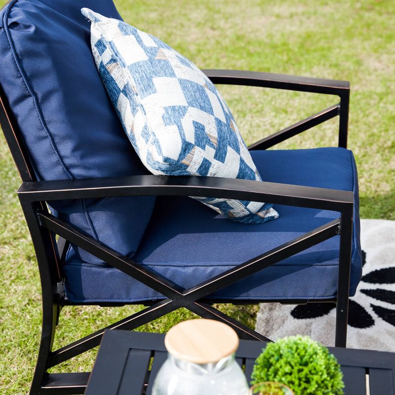 6pc Patio Fire Seating Set - Patio Festival