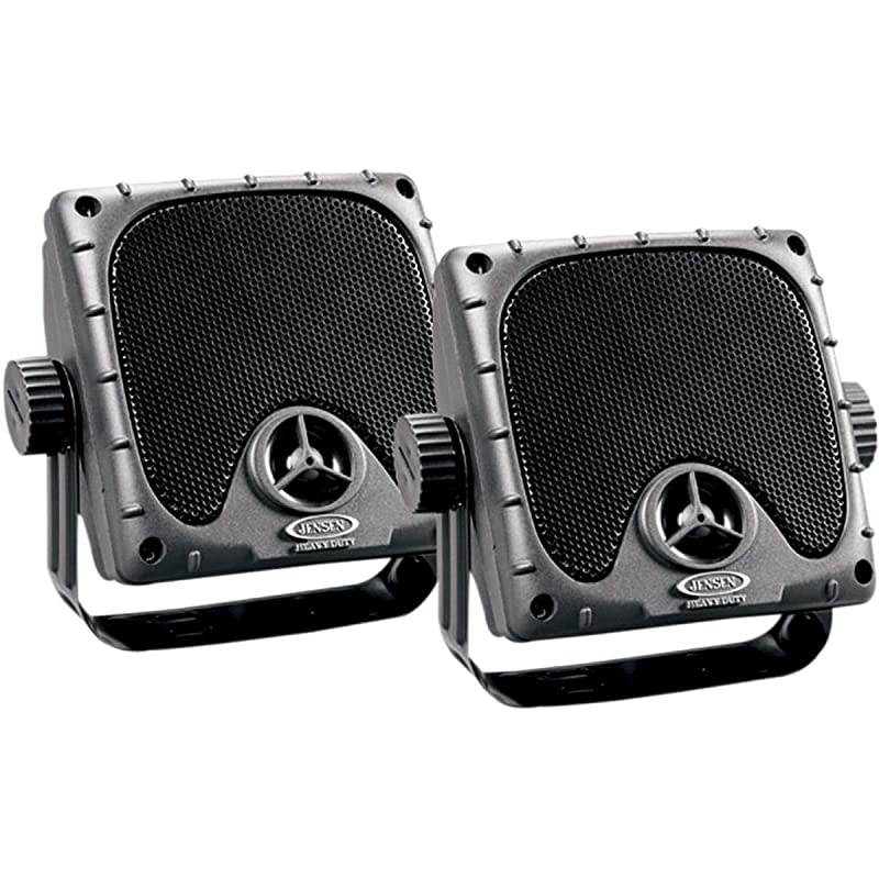 JXHD35 Heavy Duty 35 MINI Weatherproof Surface Mount Speakers 1 Pair Black