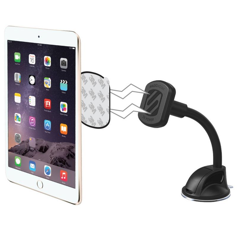Macally Dashboard and Windshield Suction Cup Phone Mount Holder With Extendable Arm