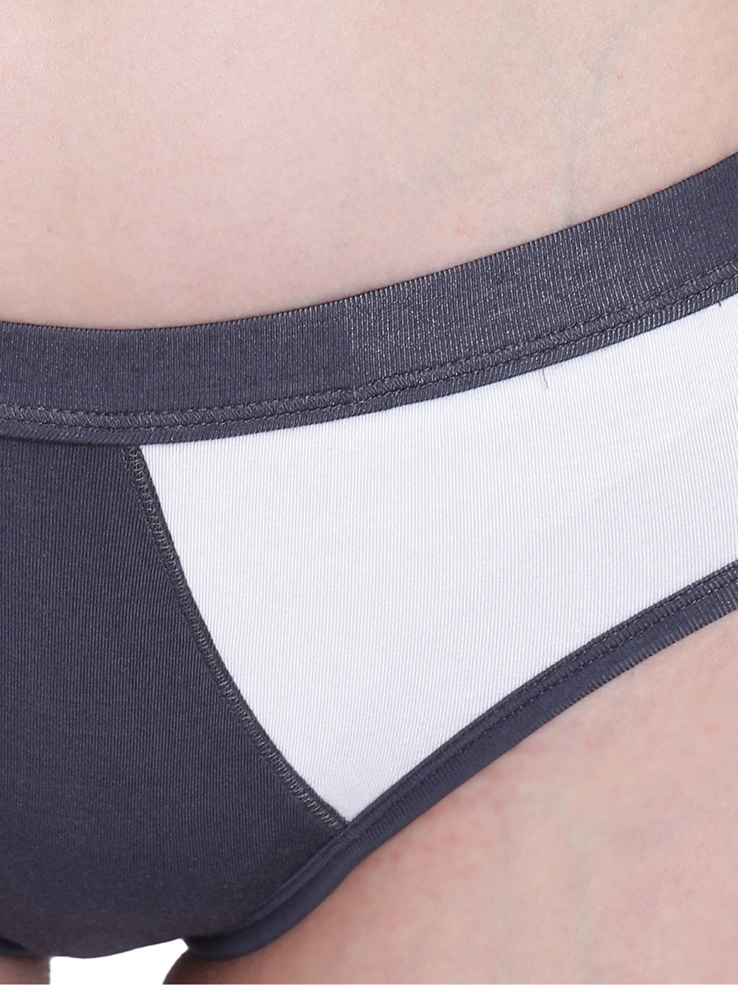 La Intimo White & Grey Mermaid Bikini Panty