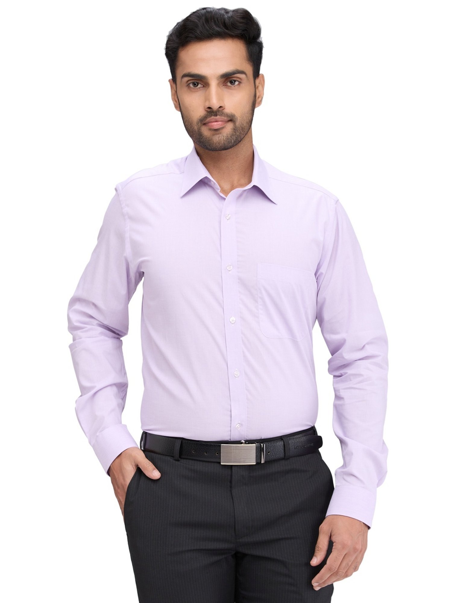 Raymond Violet Slim Fit Shirt