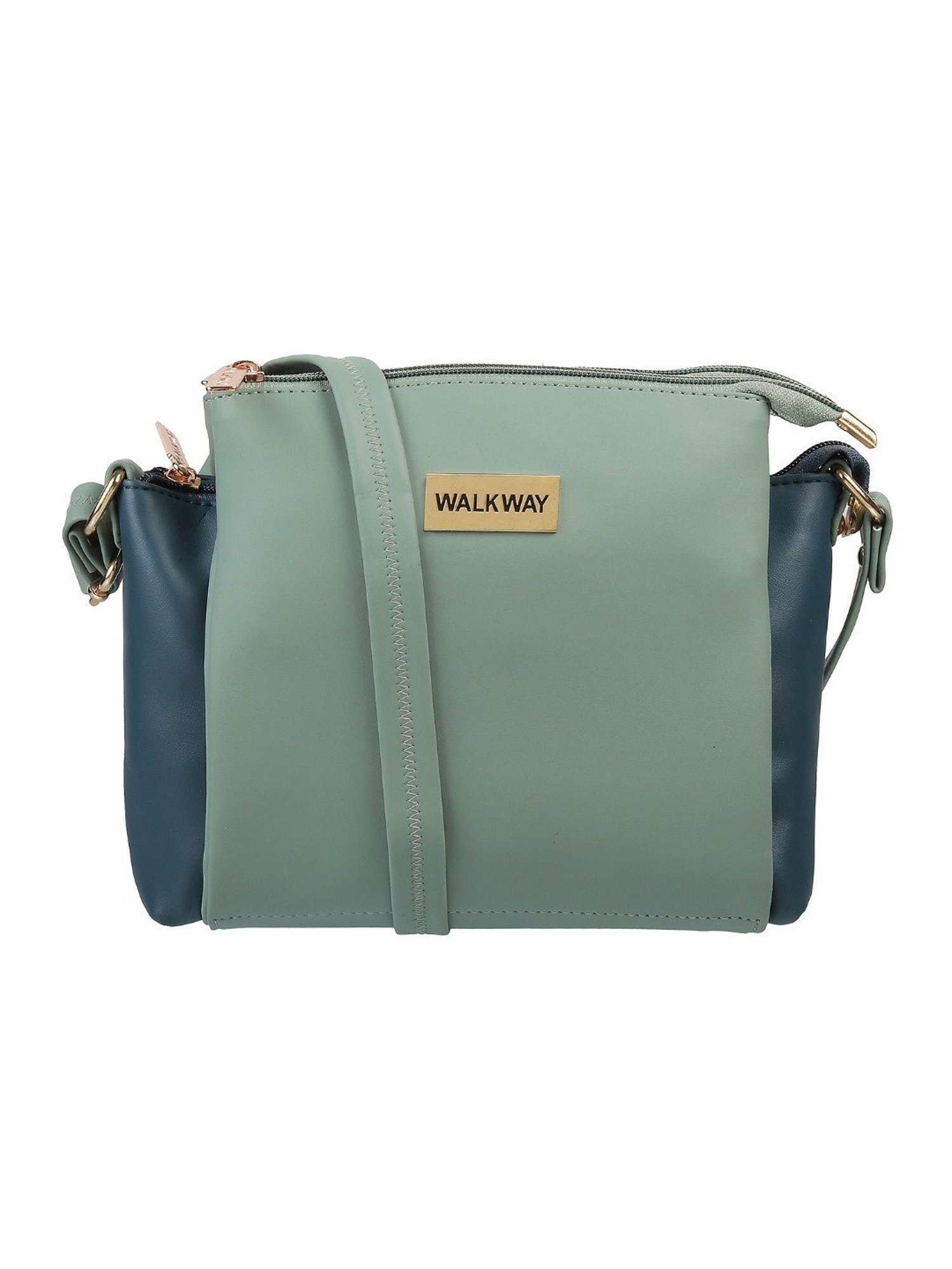 Walkway Green Medium Cross Body Bag