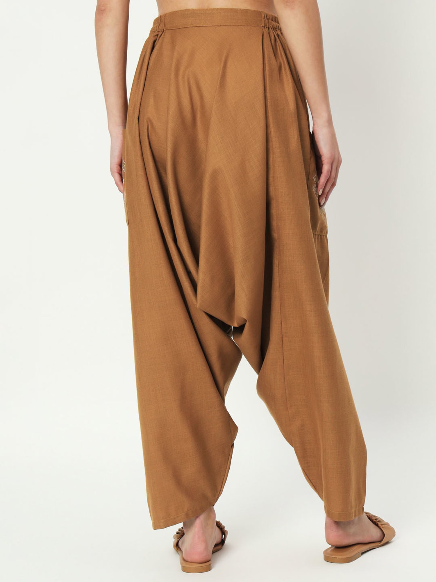 9rasa Mustard Cotton Pants