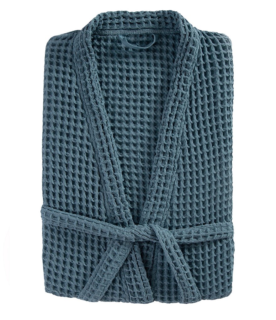 Kassatex Plush Women's Waffle Weave Robe