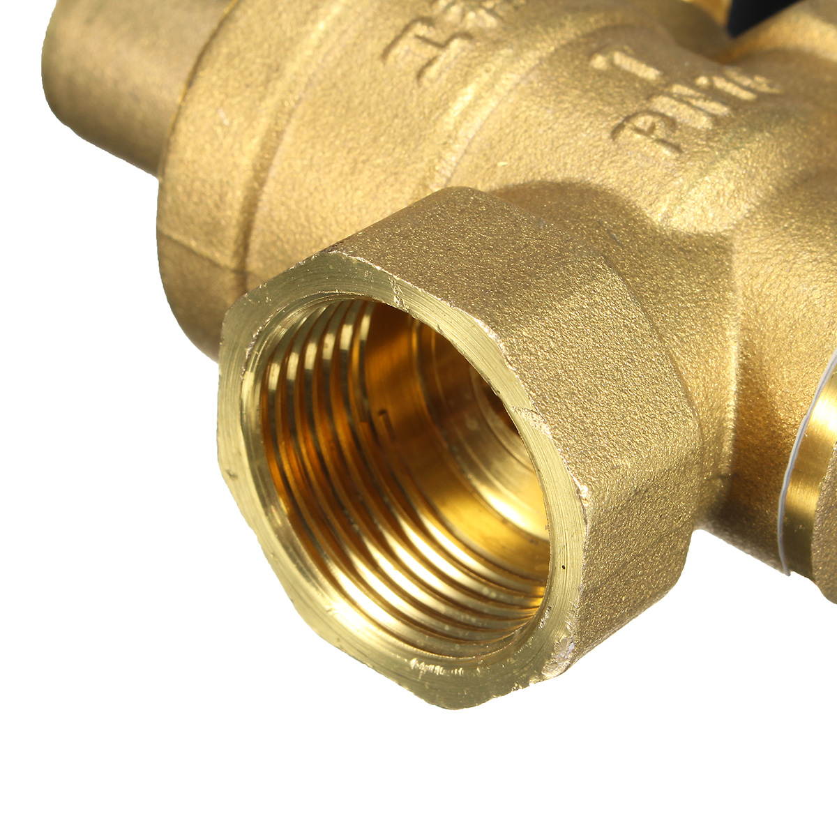 DN20 NPT 3/4 Adjustable Brass Water Pressure Regulator Reducer with Gauge Meter"