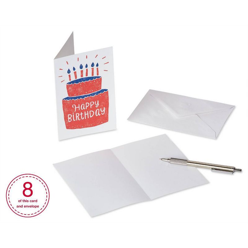 48ct Birthday Greeting Card Bundle With White Envelopes
