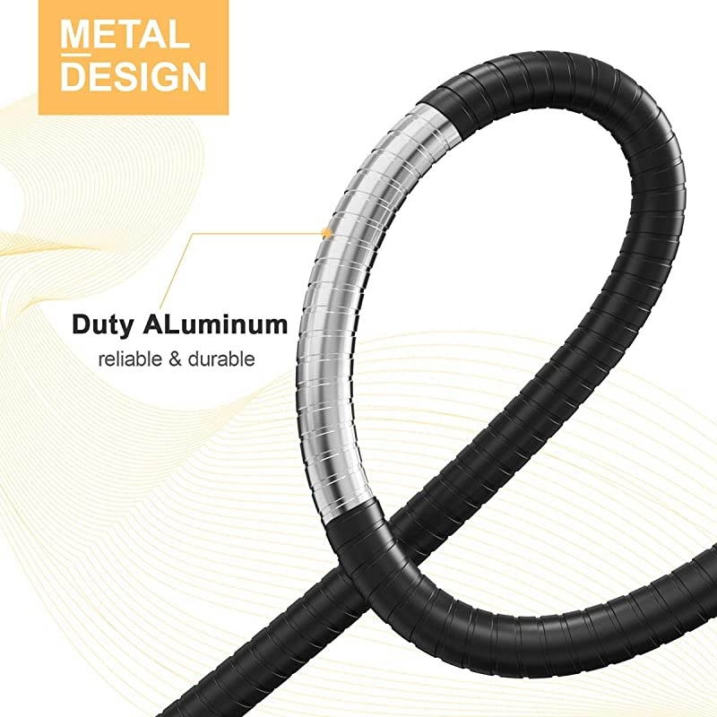 Gooseneck Tablet Stand & Cell Phone Holder,Universal 360&deg; Flexible Tablet Mount| Lazy Arm Holder Clamp Mount Bracket Bed Dock Compatible with Pad Mini/Air 2/3/4,Tab 2 3 and 4.7-10.5" Devices