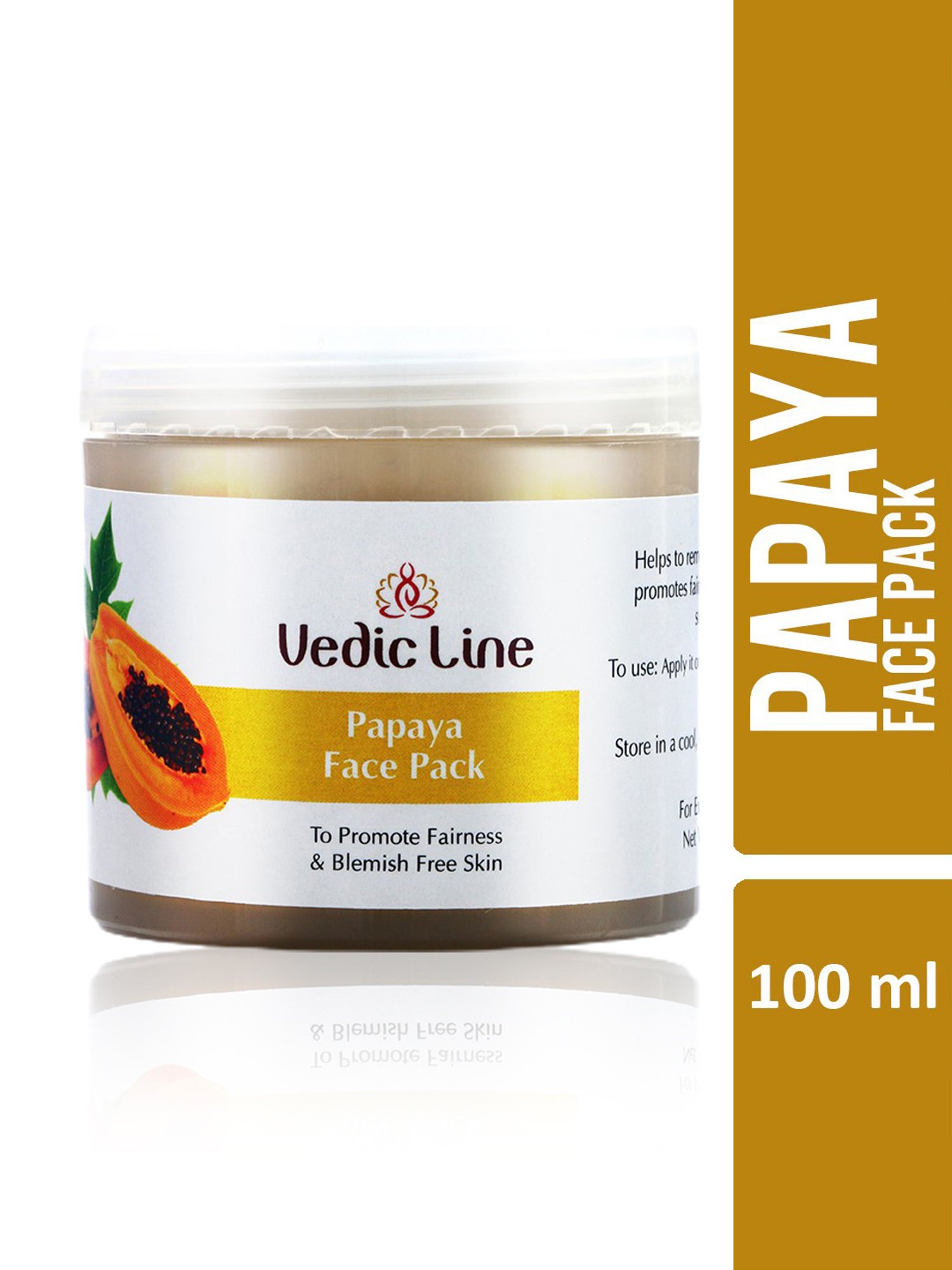 VEDIC LINE Papaya Face Pack - 100 ml