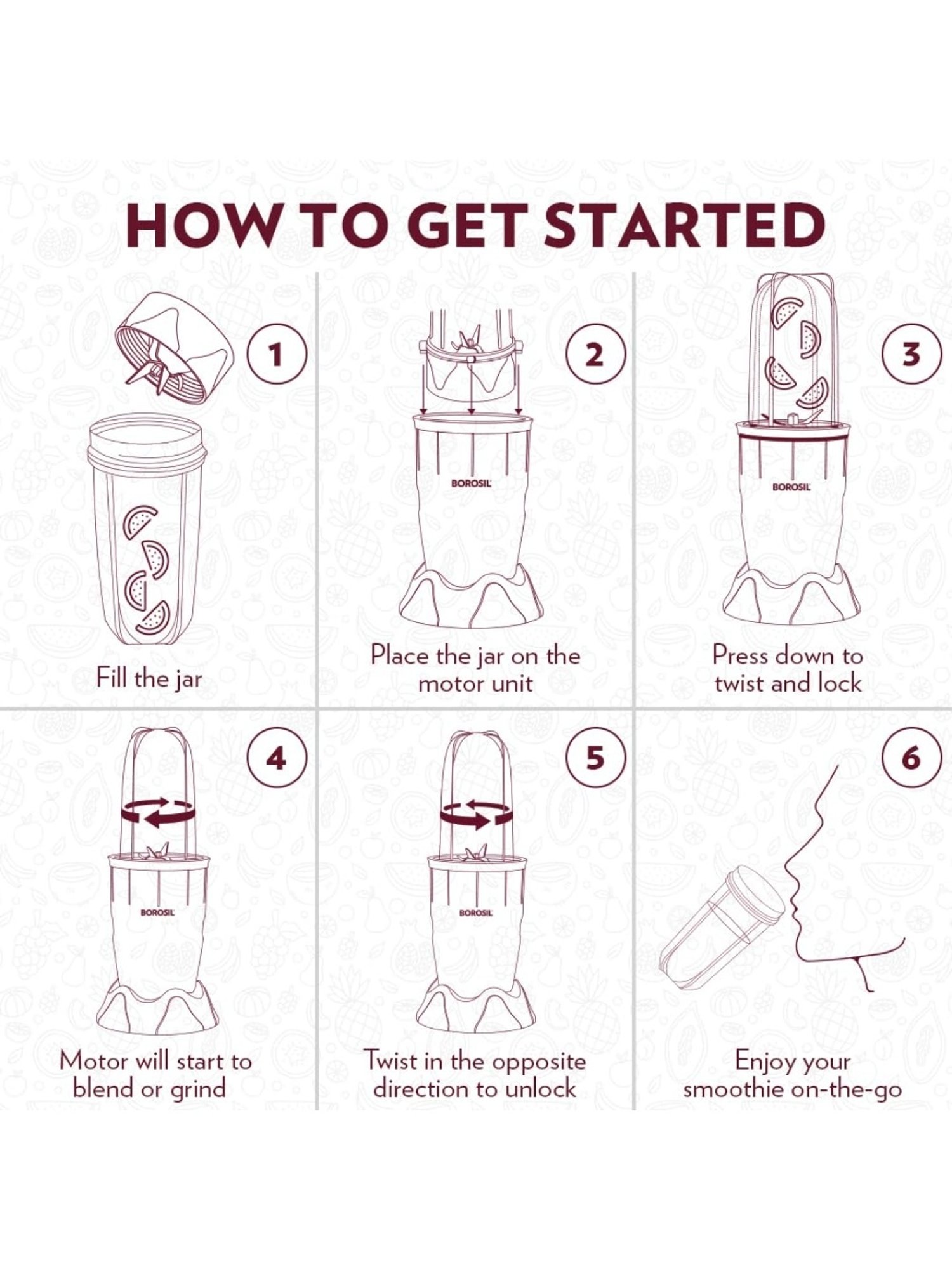 BLACK+DECKER BXCJ0101IN Citrus Juicer 30 Watt 1L (White)