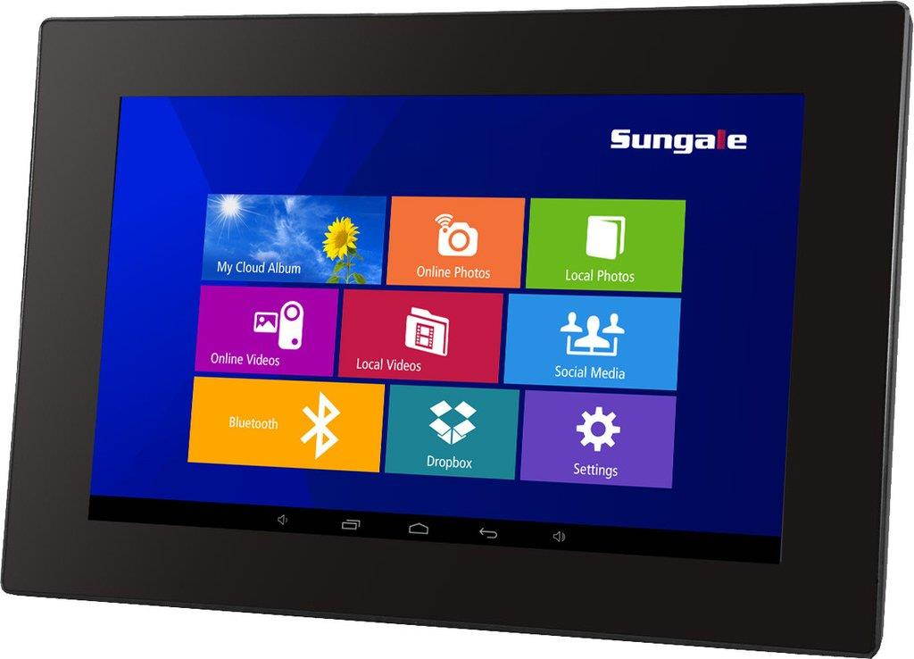 Sungale CPF1051 - 10 inch WiFi Cloud Digital Photo Frame with Touch Panel, 8GB Internal Memory & Free Cloud Storage, High-Resolution 1280x800 IPS Screen
