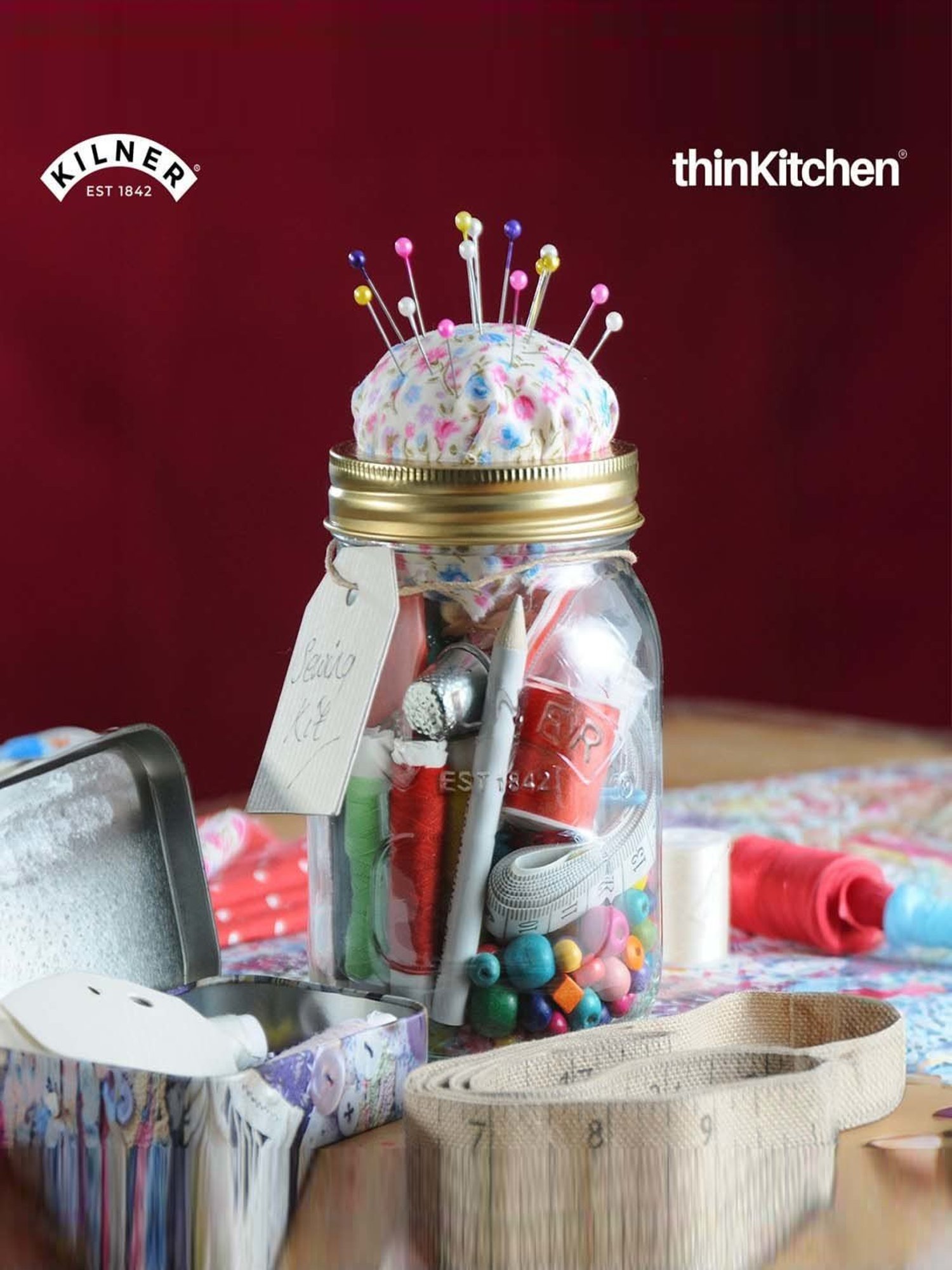 Kilner Transparent Glass Preserve Jars (0.5 L) - Set of 3