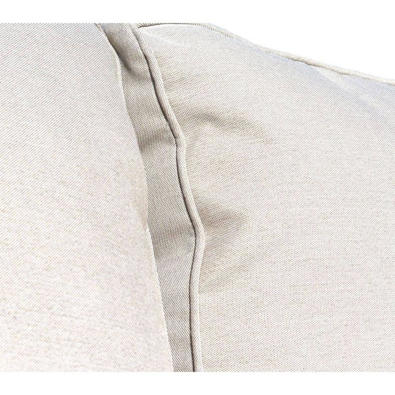 Heritage Teak 2pc Set Club Chair & Ottoman - Natural - Courtyard Casual