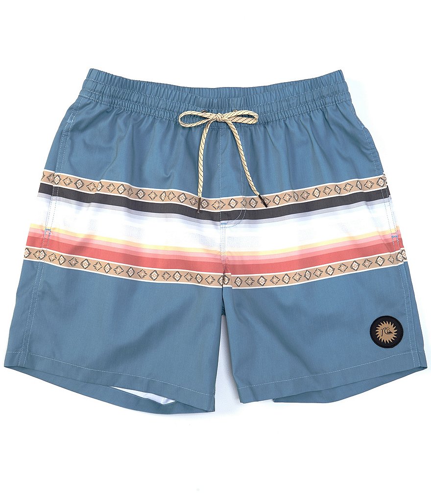 Quiksilver Sun Faded 17#double; Outseam Volley Shorts