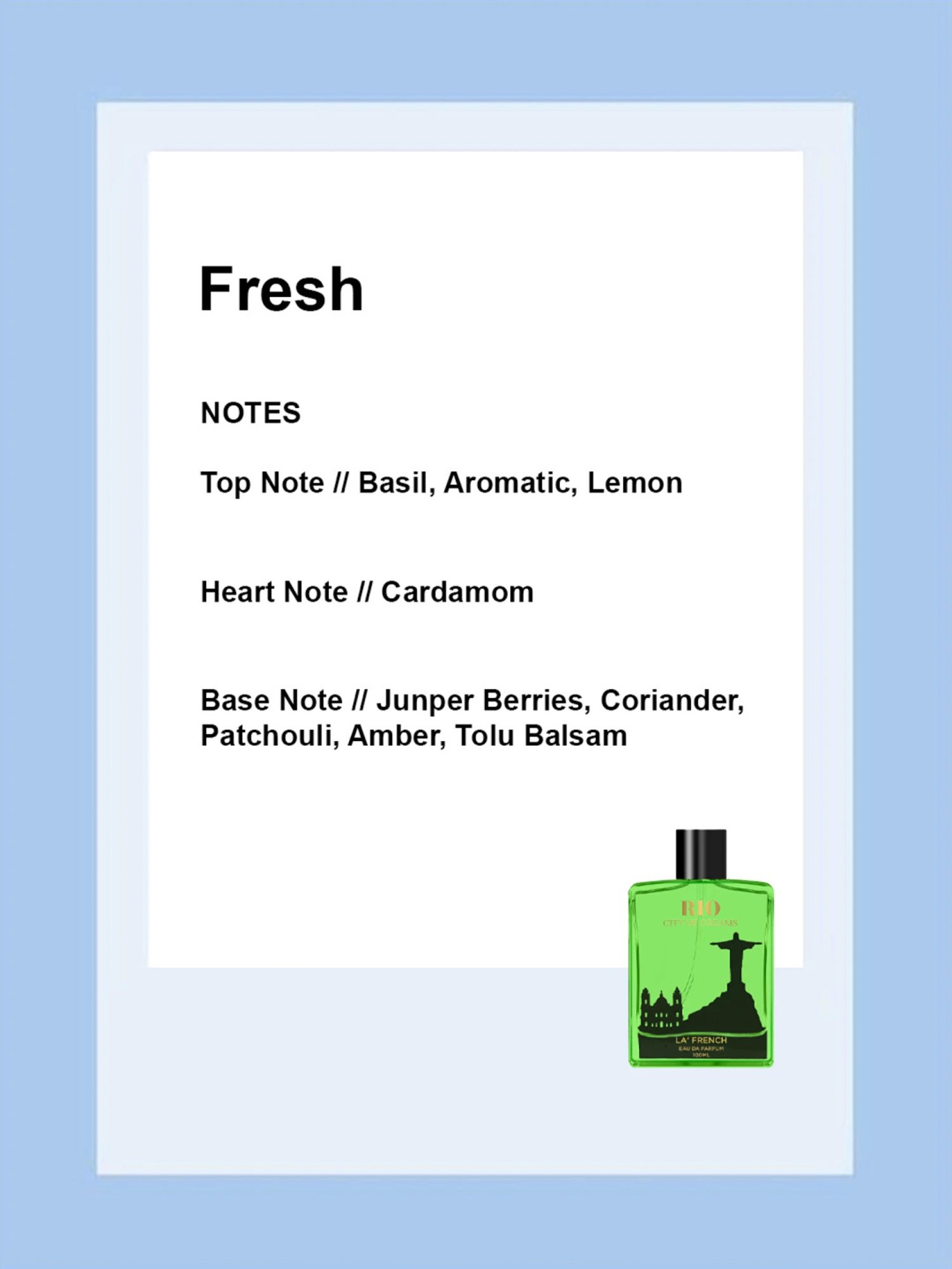 La'french Rio City of Dreams Eau de Parfum - 100 ml