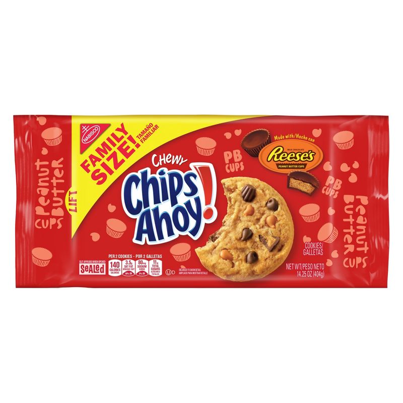Chips Ahoy! Chocolate Chip and Reese's Peanut Butter Cup Cookies - 14.25oz