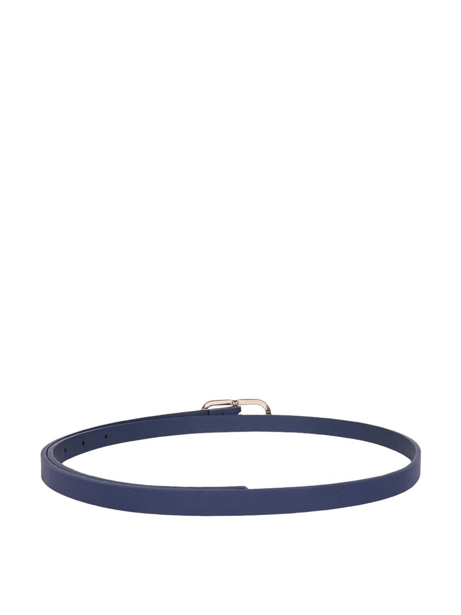 Forever Glam by Pantaloons Navy Narrow Belt for Women