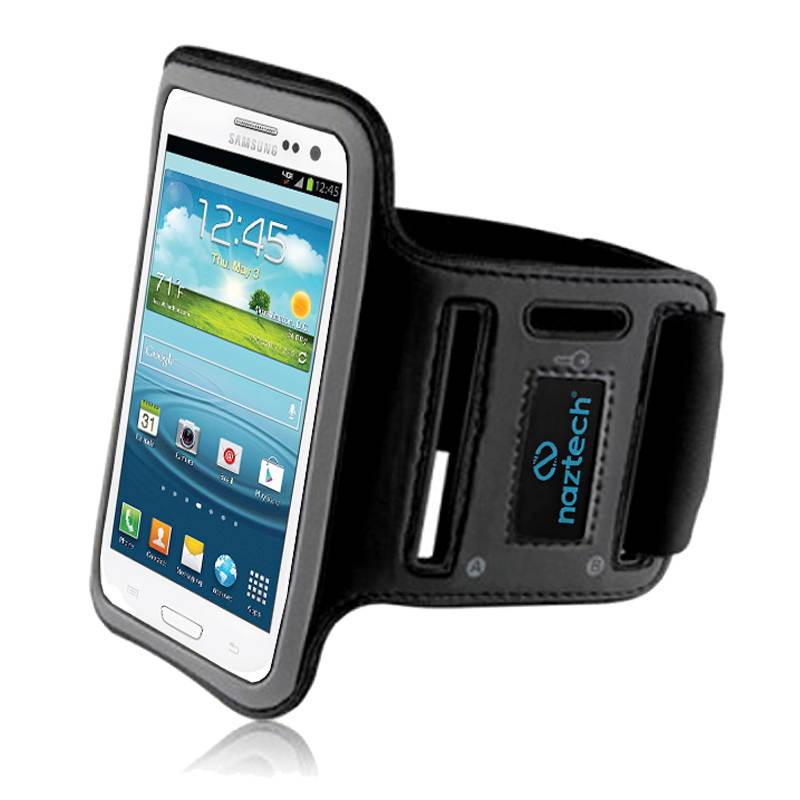 Naztech Universal Sports Armband for Most Large Smartphones - Black - Retail (12209)