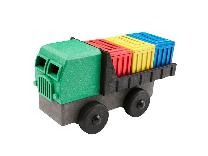 Childcraft Corrugated Building Blocks, Various Sizes, Primary Colors, set of 84
