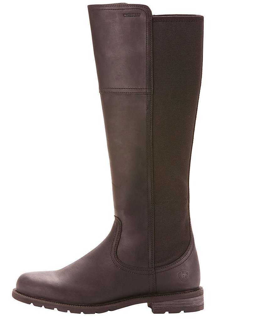 bionica Denali 2 Collection Derinda Waterproof Leather Block Heel Lug Sole Combat Booties