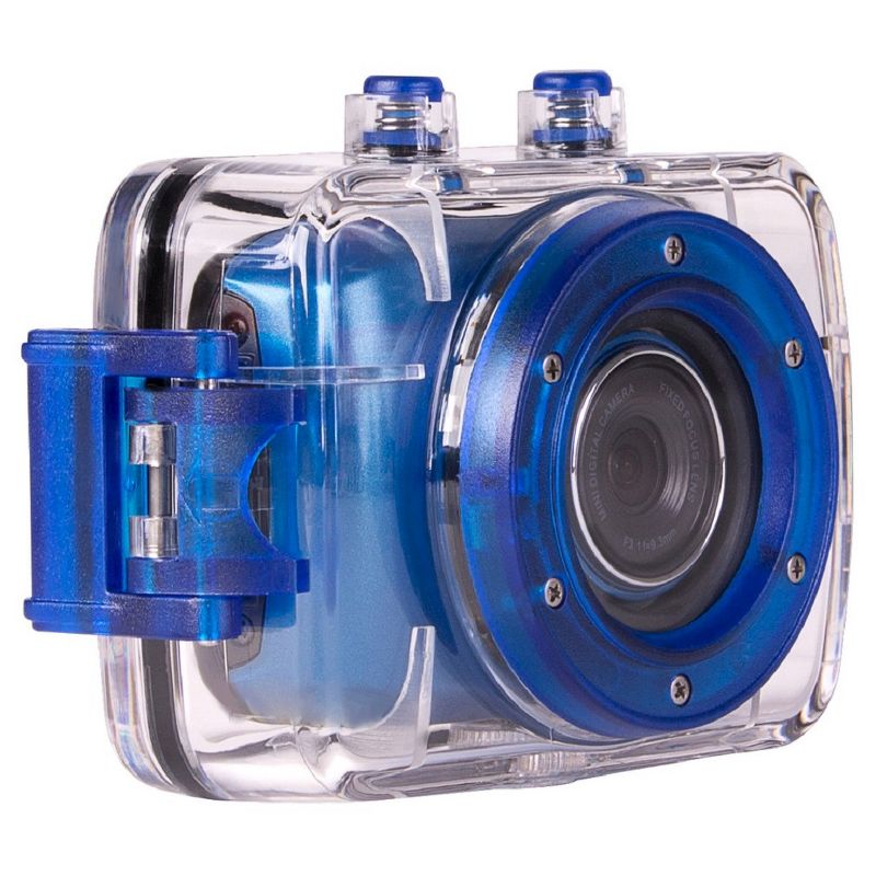 Compact Size 720P HD Digital Camera Camcorder 5MP CMOS Sensor 2.0" LCD Screen 3 Meters Waterproof with Built-in Microphone for Kids Children Students Boys Girls Summmer Gift