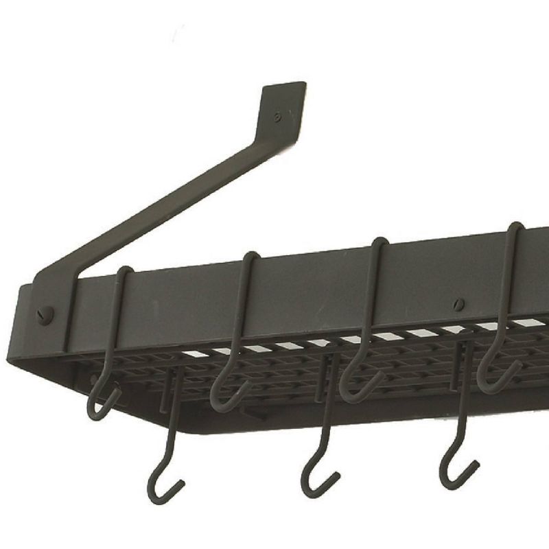 Range Kleen Pot Rack Bookshelf - Stainless Steel