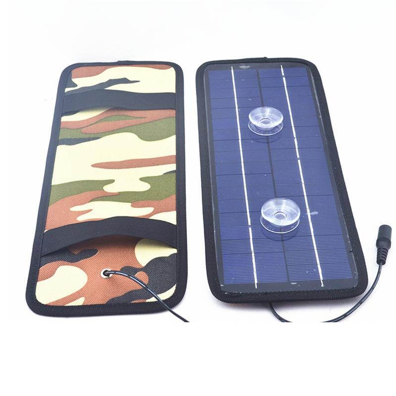 Multifunction solar car charger car battery conservation 12V4.5W angel can charge mobile charging treasure